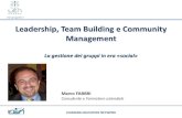 Leadership, Team Building e Community Management  - Master SQcuola di Blog