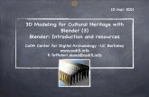 CoDA Training - Blender Resources
