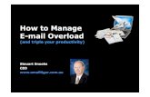 How to Manage Email & Information Overload