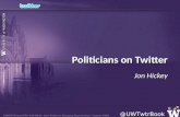 Politicians on Twitter