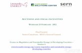 Course on Regulation and Sustainable Energy in Developing Countries - Session 6