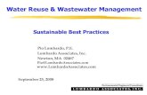 Water Reuse and Wastewater Management
