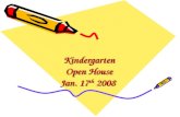 Kindergarten Open House 2008