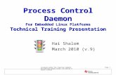 PCD - Process control daemon
