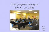 POP Computer Lab Rules