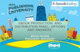 Brian Felsen's IBPA University eBook Production and Distribution Panel