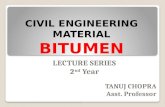 Civil engineering material bitumen