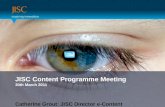 JISC Content Programme Meeting, March 2011 – Summary