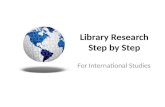 Library research for International Studies at UCSD