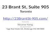 23 Brant Street Suite 905