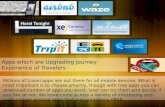 Apps which are upgrading Journey Experience of Travelers
