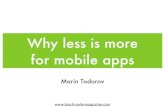 Why less is more for mobile maps