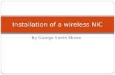 Installation of wireless NIC software