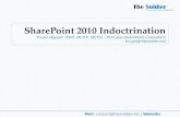 Share point 2010 indoctrination