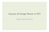 Causes of Noise in PET imaging