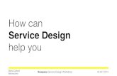 How can SERVICE DESIGN help you
