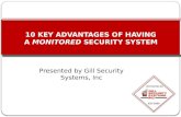 10 Advantages of Having a Monitored Security System