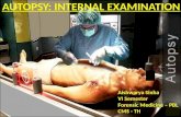 Autopsy internal examination, Forensic Medicine, Post-mortem Examination