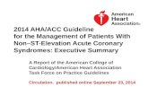 Non–ST-Elevation–ACS 2014 Guidelines