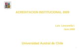 Acreditación 2009 Universidad Austral de Chile