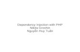 Dependency injection with PHP