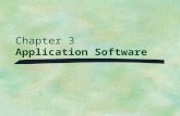 Chapter 3: Application Software