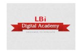 LBi Digital Academy | Class #1