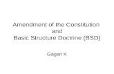 Amendment of Indian Constitution and Basic Structure Doctrine - Art. 368