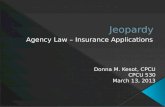 Jeopardy agency law insurance applications (2)