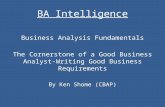 Business Analysis Fundamentals – Writing Good Business Requirements