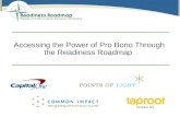 Accessing the Power of Pro Bono Through the Readiness Roadmap