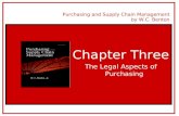 THE LEGAL ASPECT OF PURCHASING