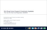EU Dual Use Export Controls Update