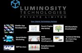 Luminosity Technologies : Award Winning & Value for Money Technology Development!