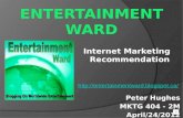 Entertainment Ward powerpoint