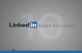 10 TIPS TO HELP YOU MAXIMIZE YOUR LINKEDIN SALES PROFILE