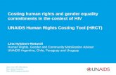 Costing human rights and gender equality commitments in the context of HIV