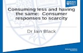 Dr Iain Black - Consuming less and having the same (SLRG Seminar - Feb 2013)