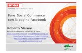 Fare Social Commerce con Pagina Facebook - SMAU Torino 2014
