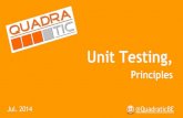 Unit testing, principles