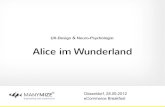 Alice im Wunderland - Die Magie der User Experience im eCommerce