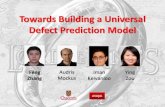 Towards Building a Universal Defect Prediction Model
