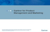 Gartner for Product Management and Marketing Clients