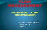 Ultrasonic flow measurement