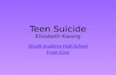 Teen suicide power point.