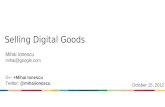 Selling Digital Goods