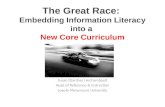 The Great Race: Embedding Information Literacy into a New Core Curriculum