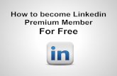 How to become Linkedin Premium Member for Free