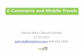 Presentation for e commerce and mobile trend