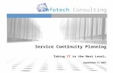 IT Service Continuity Planning